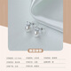 Queen of Pearls cost-effective Japanese Akoya pearl earrings round seawater pearl earrings birthday gift for women