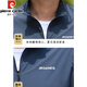 Pierre Cardin quick-drying sun protection clothing men's summer thin outdoor fishing anti-UV skin clothing jacket men's middle-aged jacket dark blue XL