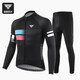 Capitaine Tass (TOSUOD) Vélo de route Suit de cyclisme professionnel à manches longues Spring and Summer Men and Women Absorbent et respirant Vêtements de VTT