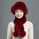 Hengyuanxiang chapeau féminin pour l'hiver chaud Fox Fox Hat de fourrure écharpe épaissie de la mère à la mode répulsif Rabbit fourrure haut chapeau automne et hiver kaki couleur élastique (chapeau simple)