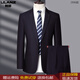 Lilang men's new suit autumn and winter men's business professional formal wear groom wedding dress two-piece suit 1577 gray 170 (100-120Jin Jin equals 0.5 kg)