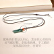 A thousand years of jade jade cicada pendant, men and women ice base oil green jade cicada pendant, jade pendant, jade pendant, jadeware, certificate, model two QZK1381i