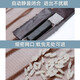 全品屋【定制】防蚊门帘魔术贴免打孔磁吸纱窗软纱门夏季加密防蝇网纱帘 咖色条纹-魔术贴 【房门】宽90*高210