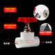 LESSO PPR hot melt stop valve 4-point white water stop valve hot and cold water pipe switch valve gate valve dn20