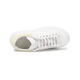 Alexander McQueen 24 Automne et hiver à lacets à manches larges pour femmes Sneakers décontractés à selle épaisse et chaussures blanches Couples 718139 WHGP5 3523 blanc clair jaune 34