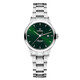 Plum Blossom (Titoni) Frauenwache Schweizer Uhr Air Overlord Serie Automatische Maschinen Frauenwache 23733-S-673 Stahlgürtelgrün-Scheibe