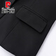 Pierre Cardin (pierre cardin) brand blue suit jacket women's business professional formal suit anti-wrinkle no-iron workwear casual suit black suit trousers white shirt L 100Jin Jin equals 0.5kg ~109Jin Jin equals 0.5kg