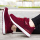 
Shuman Xiaozu Old Shoes Women's Autumn and Winter Anti-Slip Soft Sole Mom Shoes Dad Sports Casual Shoes Men Middle-aged and Elderly Spring and Autumn Single Shoes Mesh Breathable Outdoor Travel Stroller Flagship Official Store 829 Jujube Women's Style 36