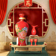 Xifeng Wine, Guohua Porcelain 12 years 45 degrees 500ml*2 bottles, gift box, Fengxiang white wine [14 years old wine]