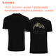 
SIMMS new short-sleeved T-shirt spring and summer breathable and comfortable boys fashion Luya outdoor fishing suit soft and comfortable quick-drying PG-14101 short-sleeved T-shirt black L