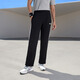 阿迪达斯 （adidas）休闲舒适运动裤男装轻运动EI9761 黑色/白 AL