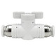 Hasdick HKT-8 tracheal switch valve pneumatic connector quick-insert quick-connect valve PU tracheal manual valve HVFF hand-turn valve BUC-8mm