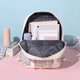 Neue koreanische Version des vielseitigen literarischen Leinwand -Rucksacks für Mädchen im College -Stil Rucksack Leichtes Kapazität Grundschüler Junior High School Schüler High School Schools Schultasche Computertasche FantExi V688G Pink