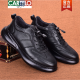 Zapatos para hombres de cartelo otoño 2025 nueva capa de cuero top de vaca