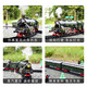 NUEVA ALEA DE ALEO ALIA CAIN DE VEAM SIMULACIÓN ELÉCTRICA RETRO CAR CAR CARRO Modelo de tren eléctrico corredizo [Caja de regalo] Gray - Aloy Steam Train