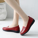 Night Rain (NightRain) mother shoes single shoes summer 2025 new soft sole middle-aged and elderly hollow anti-slip middle-aged sandals for women's hole leather shoes black A829-1 women's single shoes 37 (235mm) fat feet wide foot shot one size