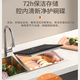 Diemei x1 single-slot dishwasher independent dishwasher fully automatic home small embedded installation-free smart dishwasher sterilization and drying all-in-one machine effectively removes fruit and vegetable pesticide residues x1 single-slot dishwasher left dishwasher