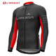 Lampada Spring and Autumn Cycling Clothing Fleece Long Sleeve Road Cycling Men's Warm Long Top Windproof Suit Charm-Fleece Long Sleeve (Front Windproof Back Fleece) XL