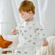 
nest designs children's pure cotton home clothing set long sleeves long pants pajamas baby men and women autumn and winter new products universal for all seasons Grassland Explorer 90 (suggested height 80-92cm)