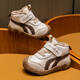 Tombeck baby winter cotton shoes infant functional shoes toddler shoes warm sports shoes children's shoes coffee color size 19