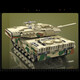 
Yuxing Mowang Military Series Remote Control Electric Mammoth Tank World War II Lego Compatible Boy Assembly Building Blocks Toys Birthday Gift Leopard 2 Desert Tank [Remote Control Version + Sound Effect]