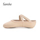 Sansha ballet training shoes cotton canvas dance shoes children and girls soft-soled shoes dancing cat claw shoes NO.56 pink 30