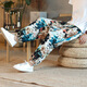 Baixuteng Chinesische Stil neuer Stil Hosen Männer atmungsaktives Baumwollwäsche Casual Hosen Großgröße Lose Harem Bloomer gebundene Füße Chinesische Drache 2xl