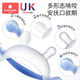 Kechao small month old teether baby molar stick baby mushroom teether soothes and prevents eating hands and can be boiled for 0-6 months