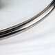 MAXCOOK glass lid wok lid 304 stainless steel edged frying pan lid hot pot lid steamer lid 30cm MCPJ9647