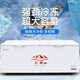 白雪雅竹冰柜商用大容量全冷冻大型冰柜家用冷藏冷冻两用卧式冷柜展示柜 698单温【豪华款】1470x735x860