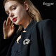 Eternelle French eternal original design high-end brooch 2024 new corsage suit collar pin versatile accessories