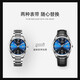 
Gu Zun (GOLGEN) watch men's automatic mechanical watch calendar watch female couple's national watch waterproof jazz series birthday gift 6173 blue disc tungsten steel machinery men's GN.6173M.PU