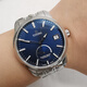 [Second-hand 95 new] Plum TITONI Men's Master Series Men's Mechanical Watch Roman Time Marker Watch Diameter 41mm Blue Disc Steel Power Storage Big Mouth 94388-S-675