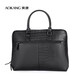 
Aokang men's briefcase top layer cowhide handbag one-shoulder crossbody bag business bag birthday gift for husband and father