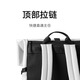小米米家卷边休闲双肩包电脑包双肩背背包旅行笔记本书包出差商务男女 浅月灰 15.6英寸