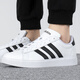 阿迪达斯（adidas）官方舰店女鞋德训鞋 春夏新款运动鞋时尚T头鞋耐磨休闲鞋防滑板鞋 9195-三条纹-皮质-主推款 37