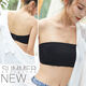 Jeff Han strapless underwear women's push-up non-slip tube top wrap bra female students Korean style junior high school bra no steel rims strapless Yahei one size