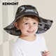 卡蒙（Kenmont）儿童春夏遮阳大檐渔夫帽防晒防紫外线帽迷彩男童帽km-4885