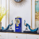 Hermle Clocks德国赫姆勒时钟机械钟复古金属轻奢装饰客厅欧式座钟 MT001-BL0791