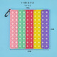 Jianwei Shen Digital Crab Backle Hole Toy Children's Toy Rainbow Appuyez sur le numéro de Music Number Multiplication Table Unzip Artefact Pinching Music Music Nine-Nine Multiplication Macaron 20cm