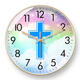 
Creative cross wall clock living room bedroom wall hanging mute clock simple living room bedroom mute table bf3271 black frame gold needle 16 inch