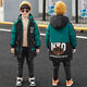 In der Winterkleidung von Disney Boys 'Cotton Jacket mit mittlerer Winterkleidung von mittelgroßen Winter in der Baumwolljacke mit mittlerem, mittelgroßen Kindern und samtmodische Baumwolljacke rot 679 plus Samt verdickte 120 (en).