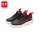 Under Armour [Echte Zahlung für 699 Freilaufschuhe] Kinderschuhe für Kinder bequem und vielseitig Klettverschluss gegen lässige Schuhe für Jungen und Mädchen schwarz/rot 36
