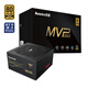 Huntkey WD750EVO dazzling gold Ares desktop host computer power supply rated 750W/850W/1000W/1200W/1600W full module power supply PCIE5.1 interface MVP K850 black-850W gold medal (five-year warranty) full module