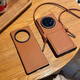 Aplicable a Vivoxfold3 Case de teléfonos móviles Crossbody Strap Lanyard Vivoxfold3Pro Case de protección de teléfonos móviles anti-Fall [Sensual Brown + Crossbody Card Bag] Vivoxfold3