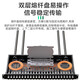 海奈 FCSCSTLC12口24口纤终端盒1U机架式单模多模满配12芯熔接配线光缆盒电信级加厚含尾纤 ST24芯多模满配含尾纤法兰1U机架式