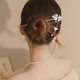 Dijing hairpin as a Valentine's Day gift for your girlfriend and wife, ancient style Sansheng apricot-stepping tassel hairpin, high-end hair accessories Sansheng apricot hairpin F481