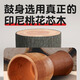 铂西诺非洲鼓木质羊皮鼓打击乐器成人儿童初学丽江手鼓8/10/12寸木鼓 【红雕大象】送学鼓礼包 标10寸-适合中小学生