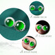 Oriental Jade S925 Silver Full Inlaid Imperial Green Plain A Grade Jade Earrings Birthday Gift for Women