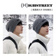 Pull back woolen hat men's autumn and winter Baotou warm knitted hat hip-hop fashion trendy brand face small cold hat pile hat